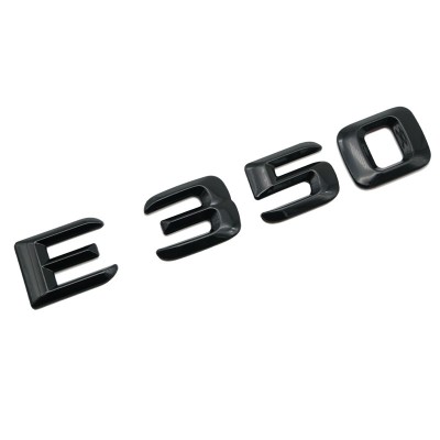 Emblema E 350 Negru, pentru spate portbagaj Mercedes foto