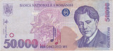 ROMANIA 50000 LEI 1996 F+