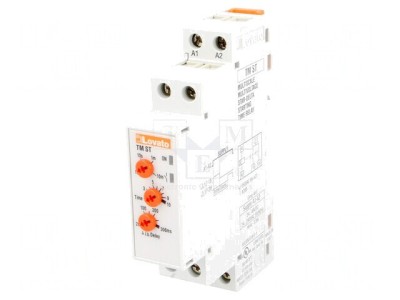 Timer Electronic 1-10min 250VAC 8A 24-240VAC/DC foto