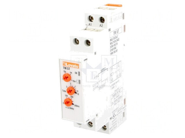 Timer Electronic 1-10min 250VAC 8A 24-240VAC/DC