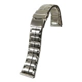 Cumpara ieftin Bratara Ceas 24mm Argintie Otel Inoxidabil Time Veranda, Ajustabila, Clemă Fluture