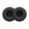 Set 2 Perne de urechi Kwmobile pentru Logitech 960, Negru, Piele ecologica, KWM0000257O001C