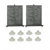 Jaluzele auto retractabile negre set 2 buc x 45cm latime AVX-AMCC61003
