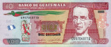 GUATEMALA █ bancnota █ 10 Quetzales █ 2015 █ P-123e █ UNC █ necirculata
