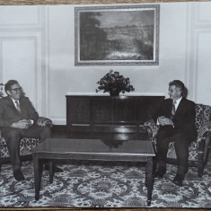Nicolae Ceausescu intr-o vizita oficiala in Bulgaria// fotografie