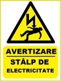 Placuta pentru stalp de electricitate