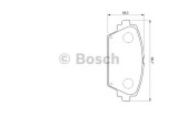 Set placute frana,frana disc NISSAN PRIMERA (P12) (2002 - 2016) BOSCH 0 986 424 791
