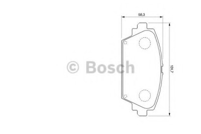 Set placute frana,frana disc NISSAN PRIMERA Hatchback (P12) (2002 - 2016) BOSCH 0 986 424 791 foto