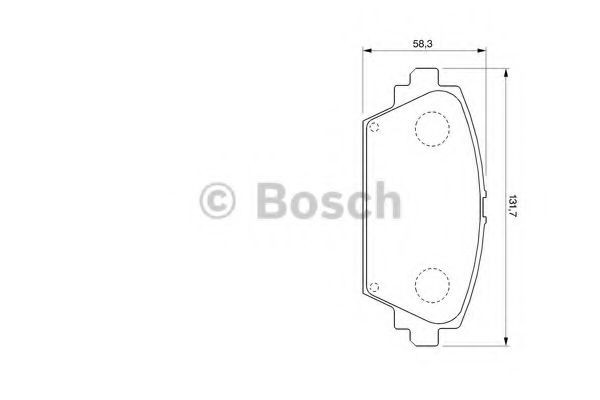 Set placute frana,frana disc NISSAN PRIMERA Hatchback (P12) (2002 - 2016) BOSCH 0 986 424 791