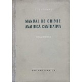 MANUAL DE CHIMIE ANALITICA CANTITATIVA. VOLUMETRIA-C. LITEANU-260895