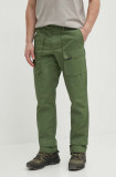 Columbia pantaloni Landroamer Cargo barbati, culoarea verde, drept, 2076041