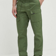 Columbia pantaloni Landroamer Cargo barbati, culoarea verde, drept, 2076041