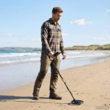 vidaXL Detector de metal cu ecran LCD 3 modele 19 cm bobină Negru 42029832