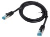 Patch cord F/UTP 5e ecranat negru 10m, Vention