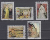 S7 2 - Timbre vechi si foarte vechi - Cuba - opere de arta din muzeele din Cuba - picturi - 1973