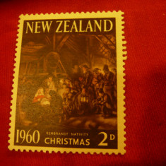 Serie Noua Zeelanda 1960 - Craciunul , 1 valoare