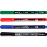 Marker CD/DVD Rosu, Varf Fin 0.5mm, Uscare Rapida, Universal - Ideal CD-uri/DVD-uri si alte Suprafete