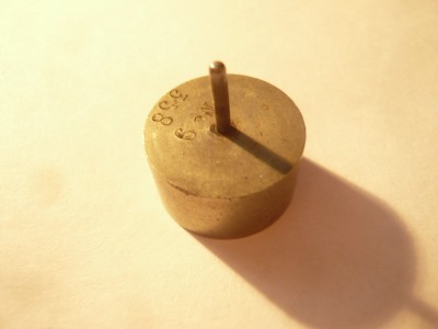 Greutate analitica interbelica marcata No.9 si 358 , d=2cm ,31g foto
