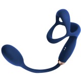 Inel Rosy Strong Stim Anal Egg Albastru