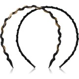 Cumpara ieftin Invisibobble Hairhalo True Dark Sparkle bentiță pentru păr 2x1 buc