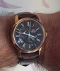 Ceas Barbatesc Orient Sun &amp; Moon TH-AK00L00Q Automatic 22 Jewels, Bratara Piele Originala, Stare Perfecta