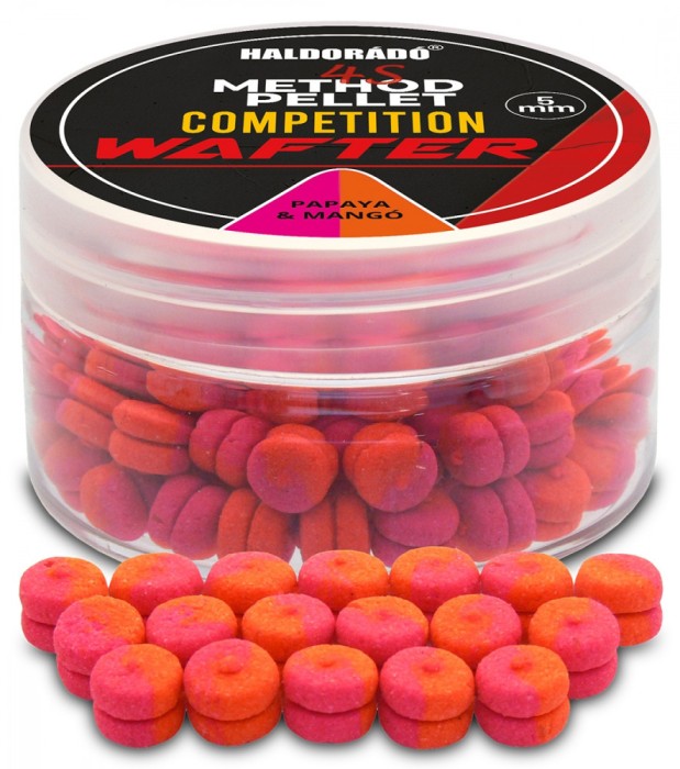 Haldorado - Momeala de carlig 4S Method Pellet Competition 5mm, 30g - Papaya &amp; Mango