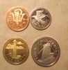 Lot 4 Monede Barbados Proof - Numismatică, Monede Străine