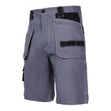 Pantaloni lucru scurti Lahti Pro, 100% bumbac, 10 buzunare, cusaturi triple, inel fixare cheie si ruleta, marime M