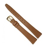 Curea de Ceas Piele Maro Deschis &ndash; 10/12/14 mm &ndash; Lungime S (7+10 cm) &ndash; Grosime 2 mm &ndash; Dou? Straturi