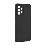 Husa din silicon compatibila cu Samsung Galaxy A33 5G silk touch, Negru