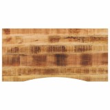 Cumpara ieftin Blat birou cu decupaj curbat 110x50x2,5cm lemn masiv mango brut