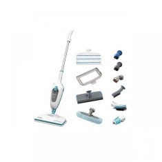 Mop cu aburi 10 in 1, BLACK &amp; DECKER FSM13E10-QS, 0.38l, 1300W, alb-verde