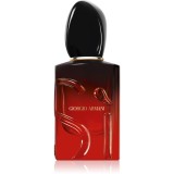 Armani S&igrave; Passione Intense Eau de Parfum reincarcabil pentru femei 50 ml