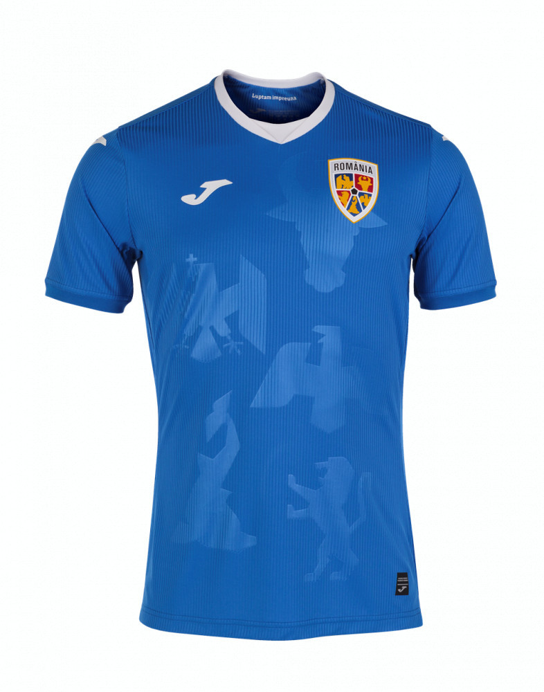 Tricou de joc albastru al Echipei Nationale de Fotbal a Romaniei, M, XL,  Joma | Okazii.ro