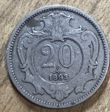 MNDSTR AUT202 - Austro-Ungaria - 20 heller 1893