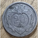 MNDSTR AUT202 - Austro-Ungaria - 20 heller 1893