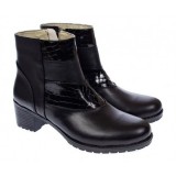 Oferta marimea 37 Ghete dama din piele naturala cu fermoar LMVS20N