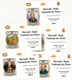 Burundi 2013 - Arta,Pictori , Vincent van Gogh , 5 colite nedantelate, Nestampilat