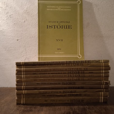 STUDII SI ARTICOLE DE ISTORIE DIN 1972, 1973, 1974, 1975, 1986, 1988 (12 VOL)