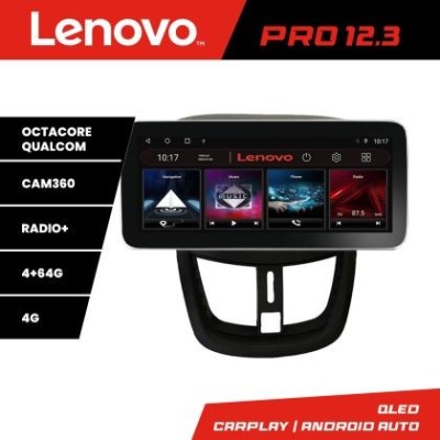 Navigatie Peugeot 207 K-PE01 Lenovo PRO 4+64 12.3 inch qled android 4G DSP gps internet 8Core CarStore Technology foto