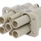 Conector HARTING HDC inserturi contact mamă 10A 40A 250V 400V Han Q