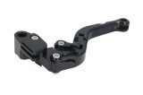 Maneta ambreiaj 4RIDE culoare: negru, incasabil ajustat (scurt) pentru KAWASAKI ER-6F, ER-6N, EX, KLE, Z, ZX-6R, ZX-9R, ZZR 500-1000 1990-2017