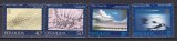 Bermuda 1985 cosmos Halley MI 467-470 MNH, Nestampilat