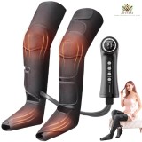 Cumpara ieftin Aparat de masaj pentru picioare cu presopunctura si incalzire tip cizme, Long JoyNest&reg;, Drenaj limfatic, Masaj terapeutic, Masaj refacere musculara, M