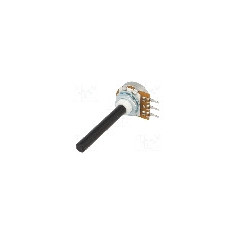 Potentiometru axial, plastic, 4.7MΩ, 0.4W, OMEG -