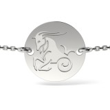 Bratara cu lantisor din argint model Capricorn, Atcom