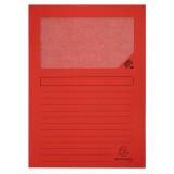 Cumpara ieftin Dosar cu fereastra Forever 25 bucati/set Rosu