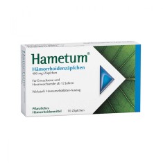 Supozitoare, Dr. Willmar Schwabe, Hametum, Amelioreaza Arsurile si Mancarimile in urma Hemoroizilor,