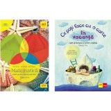 Pachet 2 caiete pentru vacanta de vara, clasa a 5-a: Matematica si Limba si literatura romana, Ce poti face cu o carte - Marius Perianu, Ioana Nanu