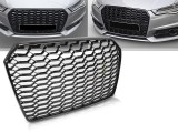 Grila tip RS cu lac negru, potrivita pentru Audi A6 C7 sedan, break 2014-2018 pentru bara standard si S-line Performance AutoTuning